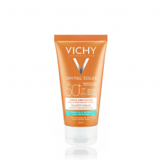 VICHY Capital Soleil Αντηλιακή κρέμα προσώπου για Βελούδινη επιδερμίδα SPF 50+ 50ml