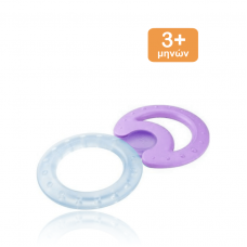 NUK Μασητικός Κρίκος Οδοντοφυΐας με Gel από Σιλικόνη για 3m+ 1 τμχ - Ροζ