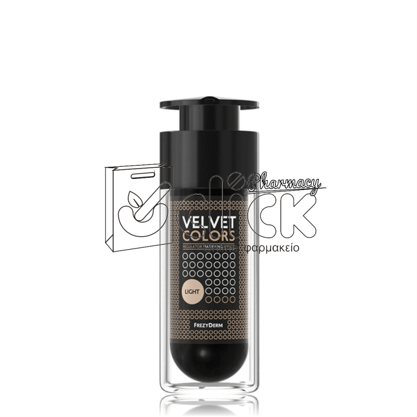 FREZYDERM VELVET COLORS LIGHT Ματ Make up 30ml