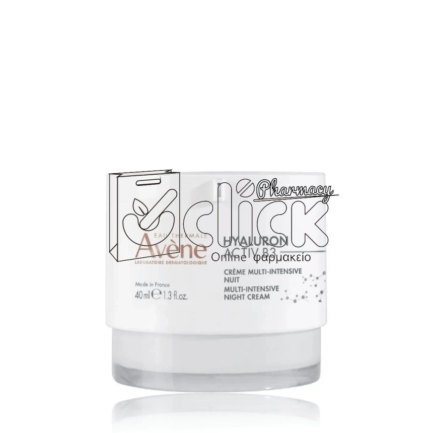 AVENE Hyaluron Activ B3 Εντατική Κρέμα Νύχτας 40ml
