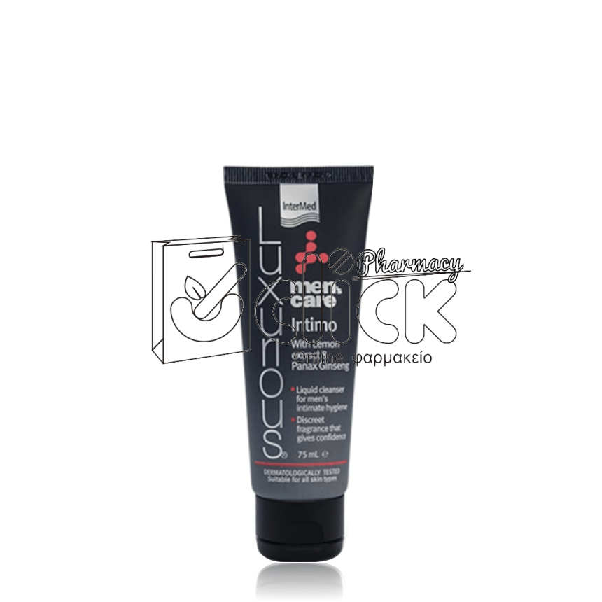 INTERMED Luxurious Men’s Care Intimo Υγρό Καθαριστικό για την Προσωπική Υγιεινή των Ανδρών 75ml