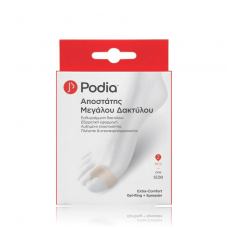 PODIA Extra-Comfort Gel-Spreader & Ring Αποστάτης Μεγάλου Δακτύλου One Size 2τμχ