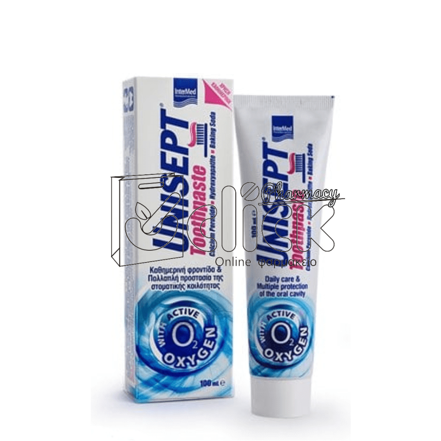 UNISEPT Toothpaste Καθημερινή οδοντόπαστα 100ml UNISEPT Toothpaste Καθημερινή οδοντόπαστα 100ml