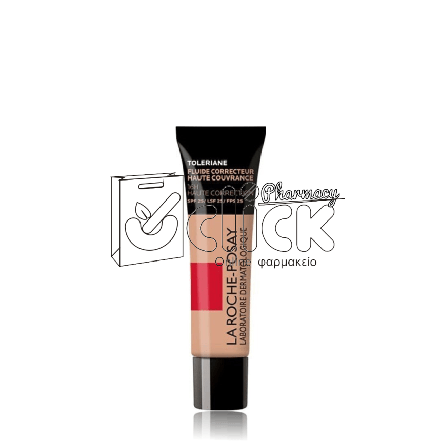 LA ROCHE-POSAY Toleriane Full Coverage Corrective Fluid Foundation για Άμεση Πολύ Υψηλή Κάλυψη Teinte 9.5 30ml
