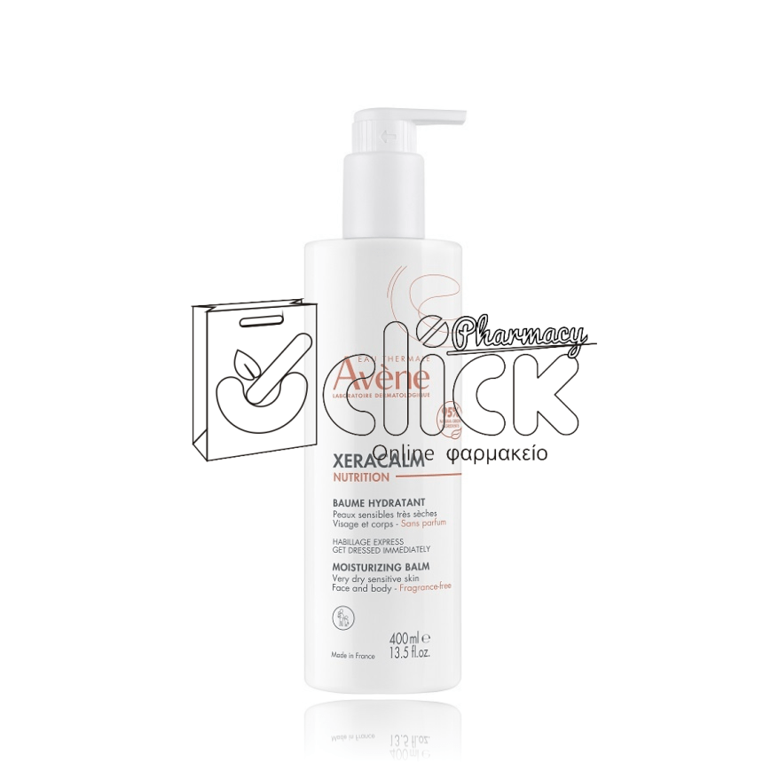 AVENE Xeracalm Nutrition Baume Ενυδατικό Βάλσαμο Προσώπου & Σώματος 400 ml