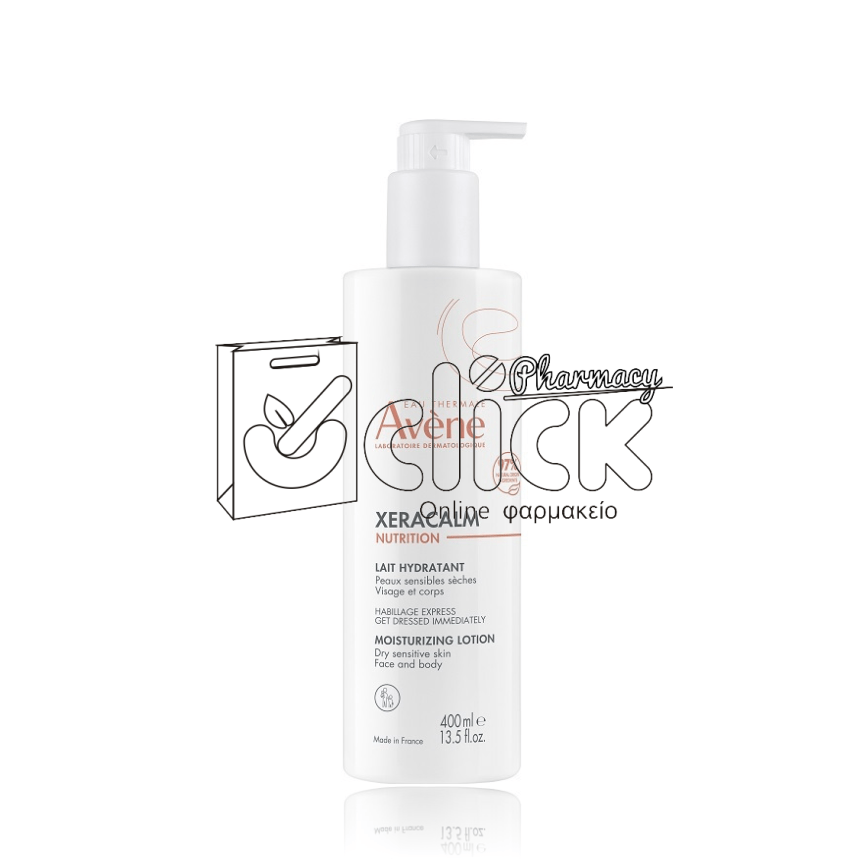 AVENE Xeracalm Nutrition Moisturizing Lotion Ενυδατική Λοσιόν Προσώπου & Σώματος 400 ml