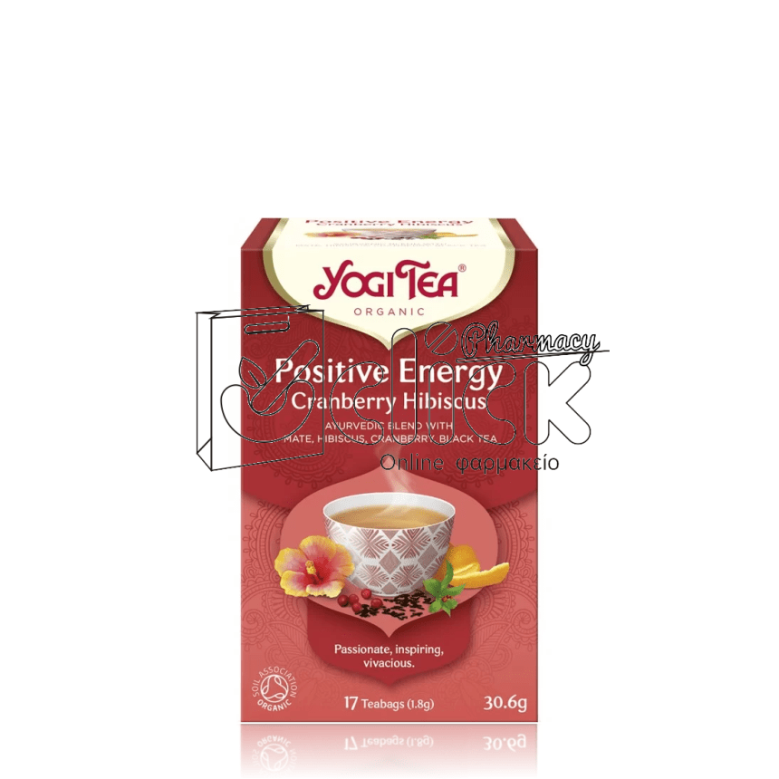 YOGI TEA Cranberry Hibiscus 30.6gr/17 φακελ.