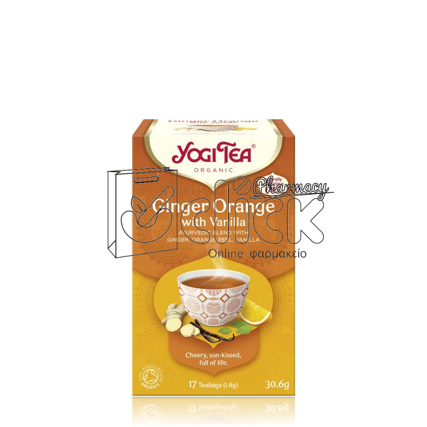 YOGI TEA Ginger Orange with Vanilla 30.6gr/17 φακελ.