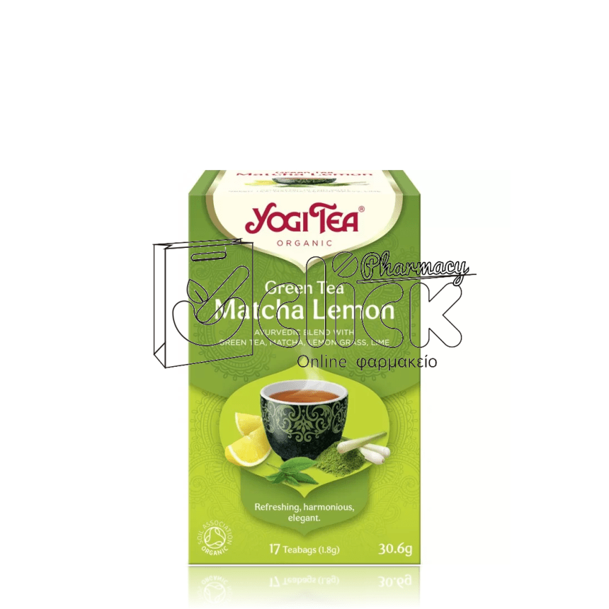 YOGI TEA Green Matcha Lemon 30.6gr/17 φακελ.