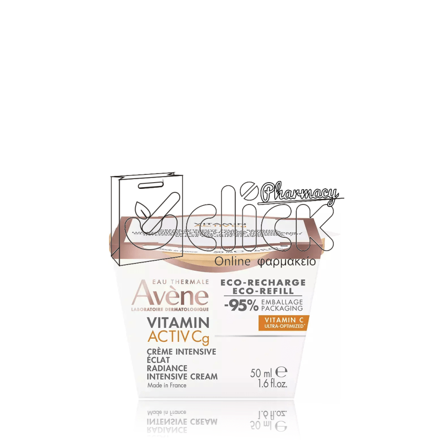 AVENE Vitamin Activ Cg Κρέμα Εντατικής Λάμψης για το Πρόσωπο Ανταλλακτικό 50ml