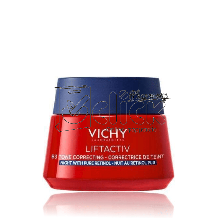 VICHY Liftactiv B3 Τone Correcting Κρέμα Νυκτός με Ρετινόλη & Νιασιναμίδη 50ml