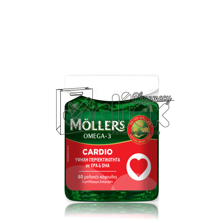 Moller's Omega-3 Cardio κάψουλες x60