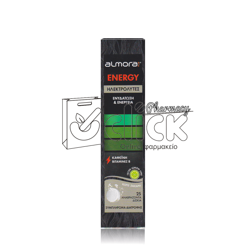 ALMORA Plus Energy x25 αναβράζοντα δισκία