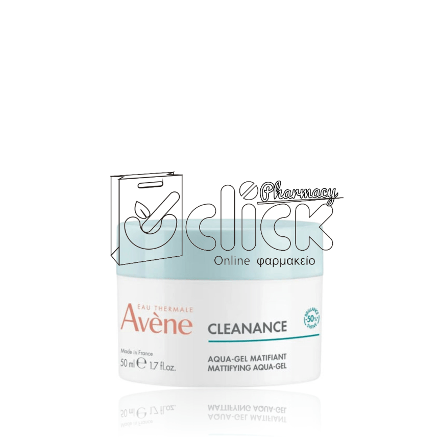 AVENE Cleanance Aqua-Gel για Ματ Αποτέλεσμα για ευαίσθητο δέρμα με ατέλειες 50ml