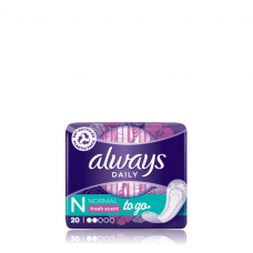 ALWAYS Daily to go Normal Fresh scent x20τεμ