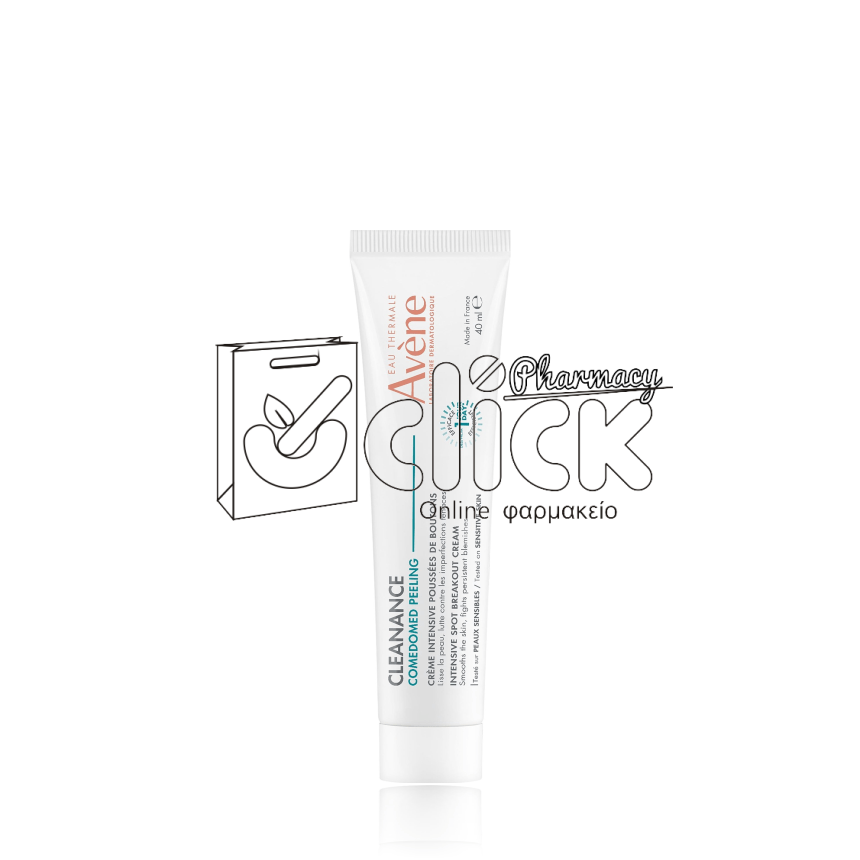 AVENE Cleanance Comedomed Peeling Εντατική Κρέμα για την Ακμή 40ml