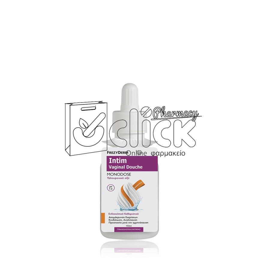 FREZYDERM Intim Vaginal Douche Monodose Υαλουρονικό Οξύ pH7.0 150ml