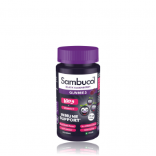 SAMBUCOL Black Elderberry Kids & Vitamin C για την Ενίσχυση του Ανοσοποιητικού x30 gummies