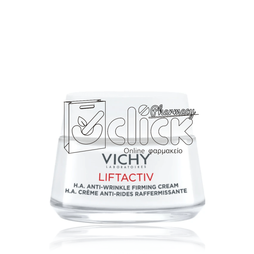 VICHY Liftactiv H.A. Αντιρυτιδική-Συσφικτική Κρέμα Προσώπου Ημέρας για Κανονική-Μεικτή Επιδερμίδα 50ml
