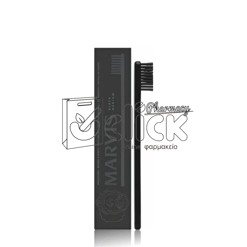 MARVIS Black Medium Toothbrush Οδοντόβουρτσα