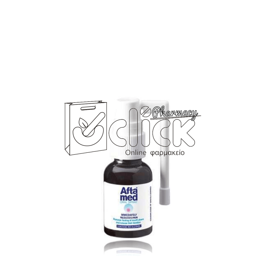 AFTAMED Oral Spray Σπρέι για την ανακούφιση από Στοματικά Έλκη & Άφθες 20ml