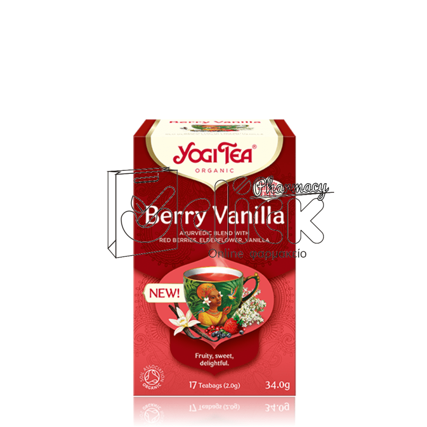 YOGI TEA Berry Vanilla 28.9gr/17 φακελ.