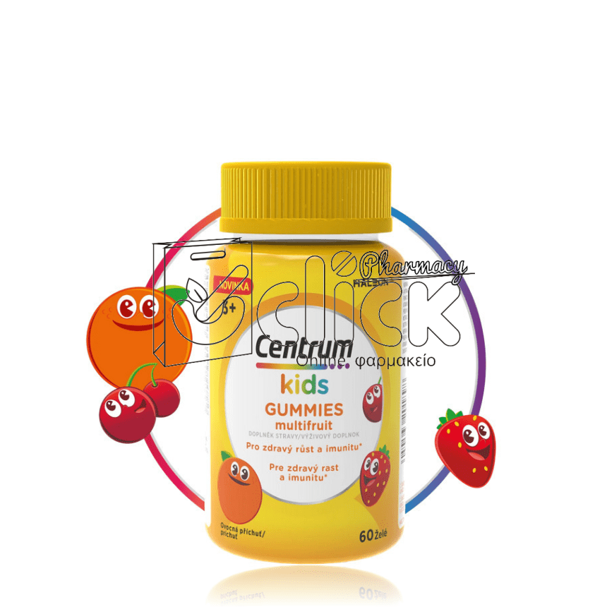 CENTRUM KIDS GUMMIES MULTIFRUIT X60