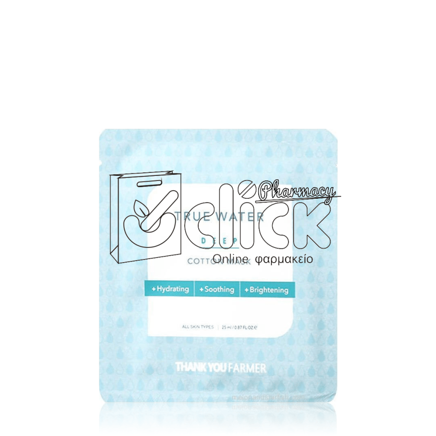 THANK YOU FARMER True Water Deep Cotton Mask x1 τμχ