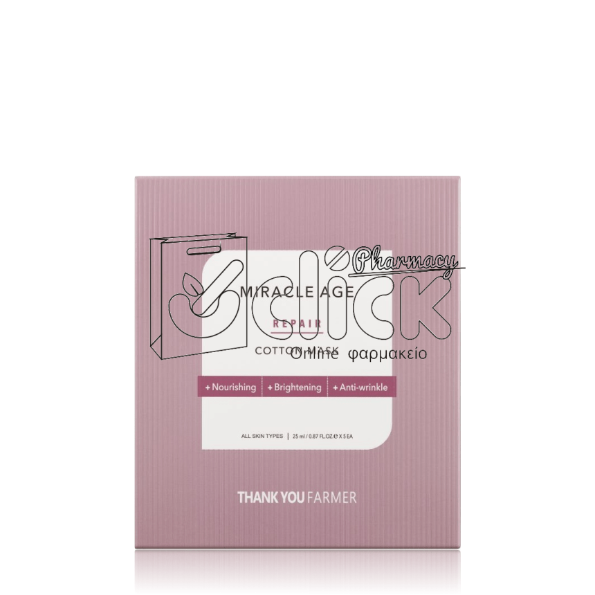 THANK YOU FARMER Miracle Age Repair Cotton Mask Repair Cotton Mask x1 τμχ