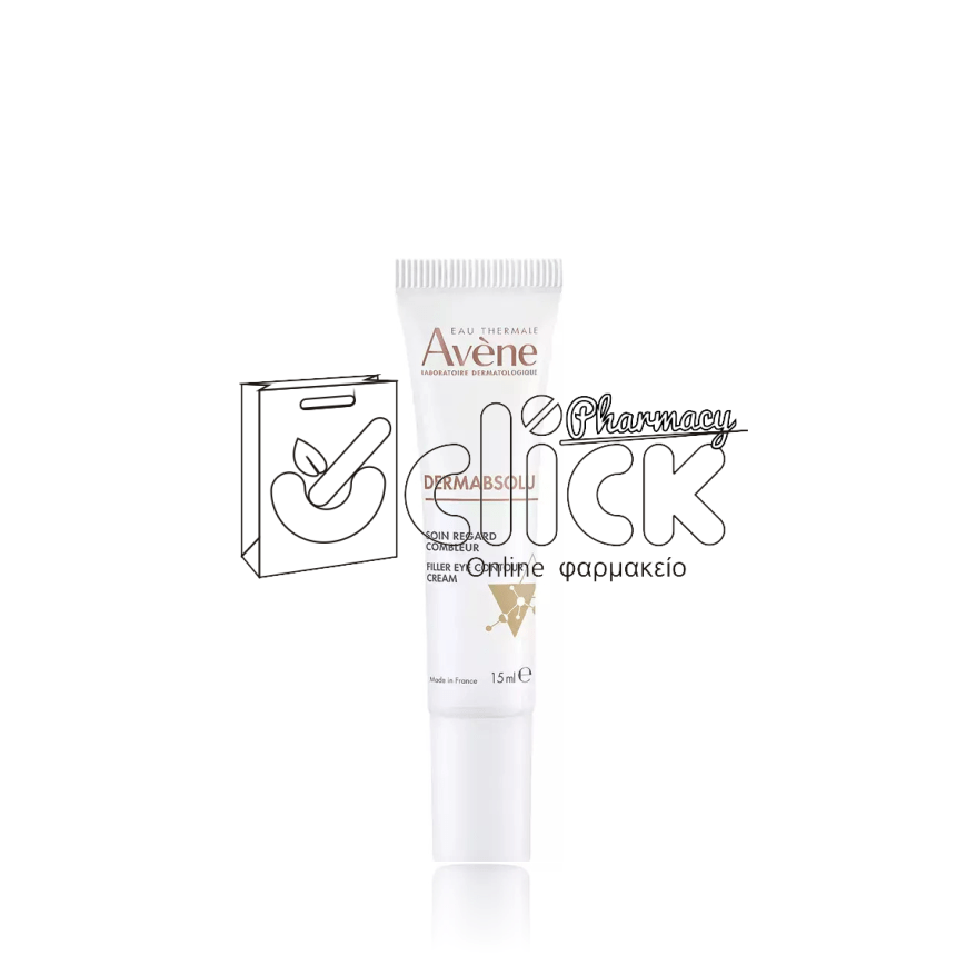 AVENE DermAbsolu Filler Eye Contour Cream Κρέμα Ματιών για Ρυτίδες, Μαύρους Κύκλους & Σακούλες 15ml