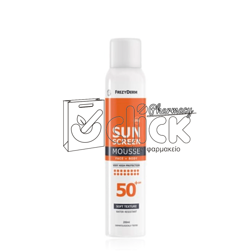 FREZYDERM Sun Screen Mousse SPF50+ 200ml