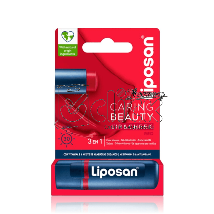 LIPOSAN Caring Beauty Lip & Cheek Balm SPF30 Red 4.8g