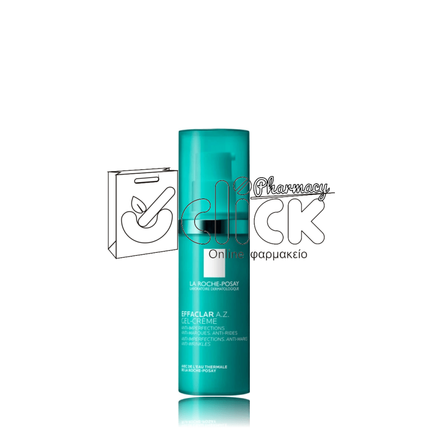 LA ROCHE-POSAY Effaclar A.Z. Gel Cream Κρέμα κατά των Ατελειών των Σημαδιών και της Γήρανσης 40ml