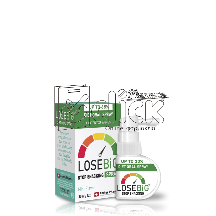 LOSEBIG Stop Snacking Spray Mint Flavor 30ml LOSEBIG Stop Snacking Spray Mint Flavor 30ml