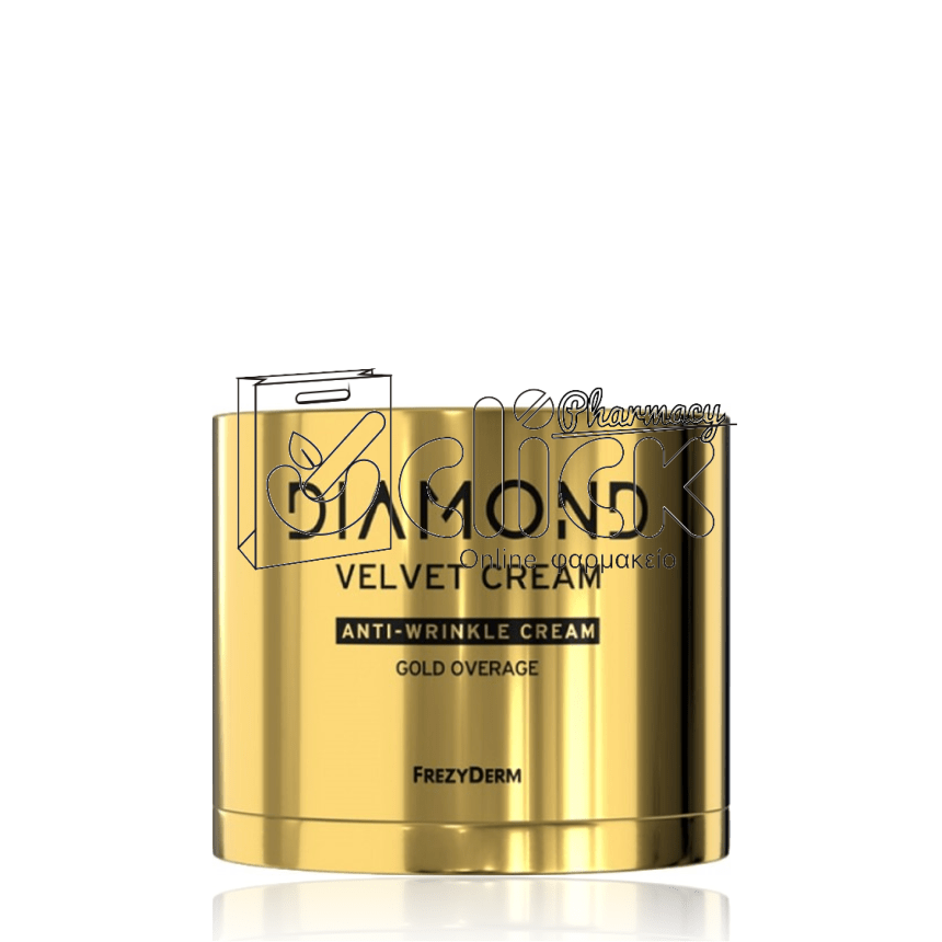FREZYDERM Diamond Velvet Anti-Wrinkle Cream Gold Overage Κρέμα Αντιγήρανσης 50ml