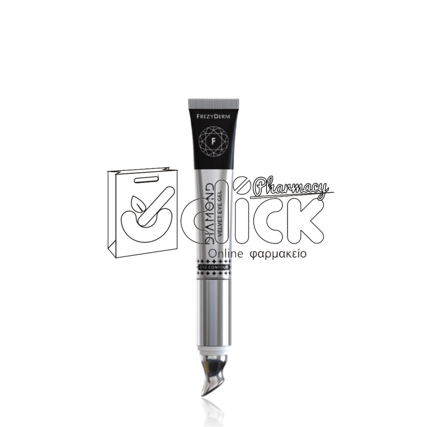 FREZYDERM Diamond Velvet Eye Gel Τζελ για αντιγήρανση ματιών 15ml