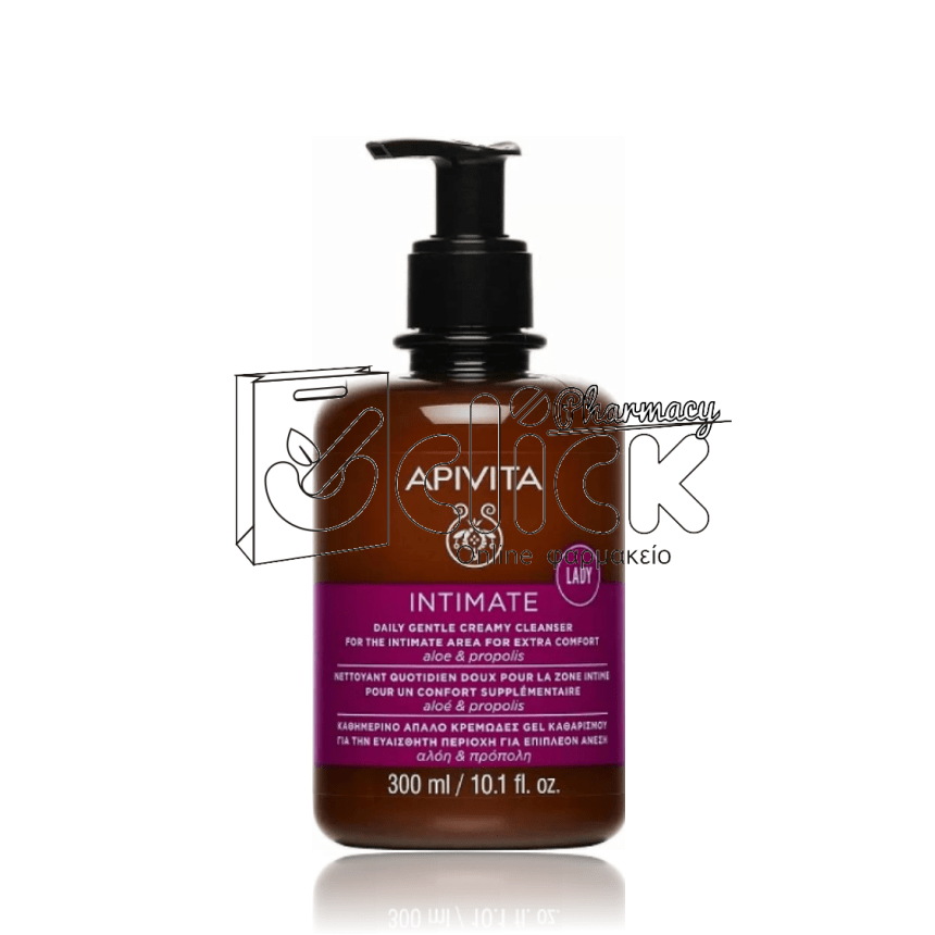 APIVITA Intimate Lady Καθημερινό Απαλό Τζελ Καθαρισμού Ευαίσθητης Περιοχής για Επιπλέον Άνεση 300ml
