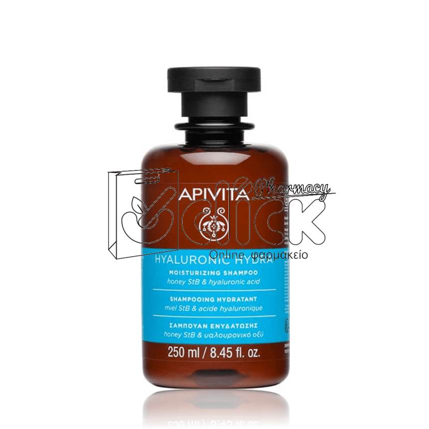 APIVITA Hyaluronic Hydra Moisturizing Shampoo Σαμπουάν Ενυδάτωσης 250ml