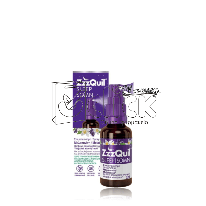 ZZZQUIL SLEEP SOMN Στοματικό Σπρέι με Μελατονίνη 30ml ZZZQUIL SLEEP SOMN Στοματικό Σπρέι με Μελατονίνη 30ml