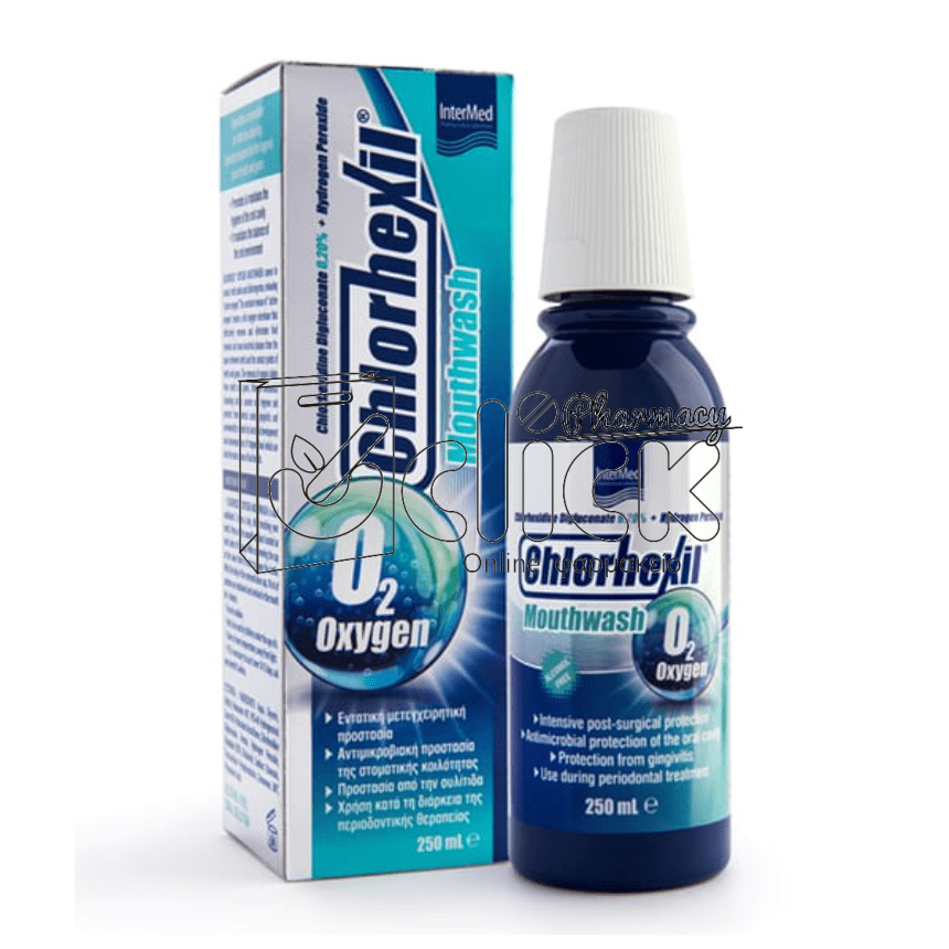 CHLORHEXIL Oxygen Mouthwash Στοματικό Διάλυμα 250ml