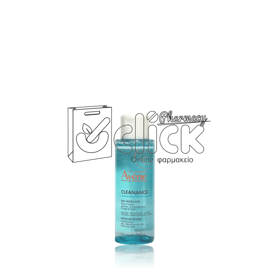 AVENE Cleanance Micellar Water Νερό Καθαρισμού & Ντεμακιγιάζ για Λιπαρό Δέρμα 100ml
