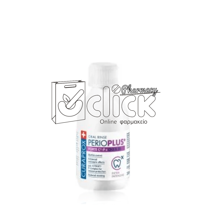 CURAPROX Perio Plus Forte CHX 0,20 Στοματικό Διάλυμα με Υψηλή Συγκέντρωση Χλωρεξιδίνης 200ml