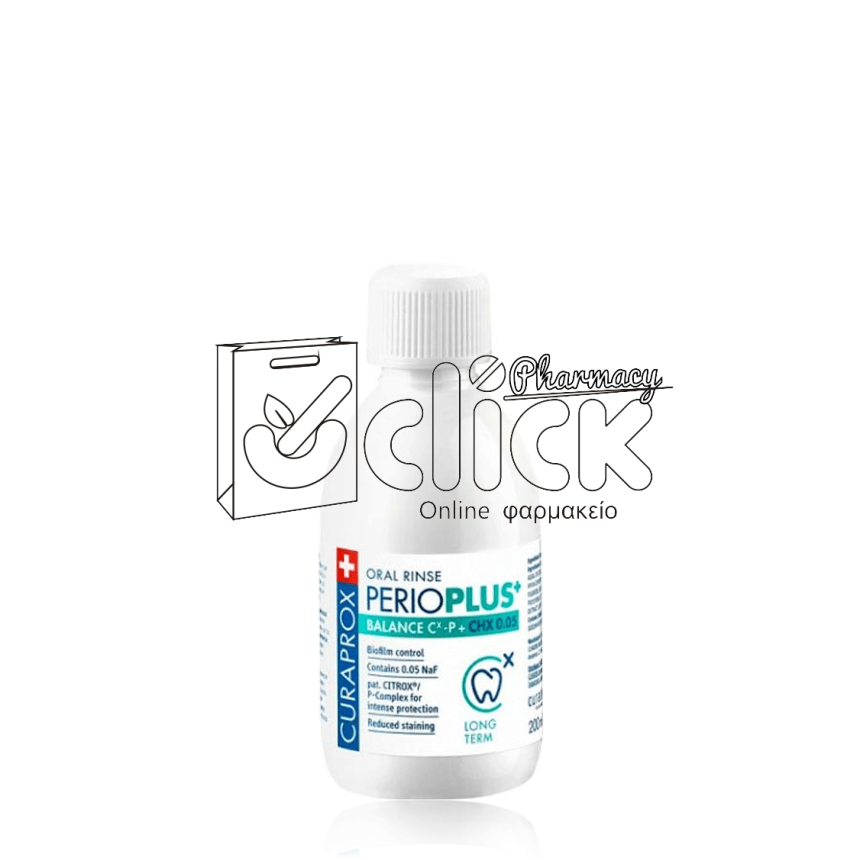 CURAPROX Perio Plus Balance CHX 0,05 Στοματικό Διάλυμα 200ml