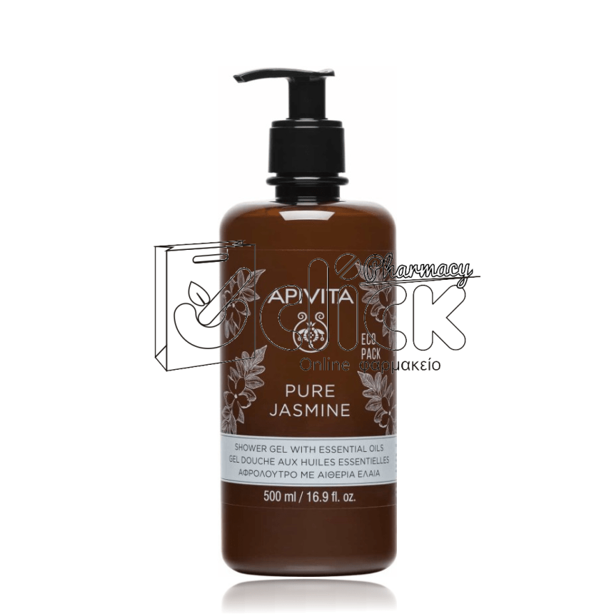 APIVITA Pure Jasmine Aφρόλουτρο με Aιθέρια Έλαια 500ml