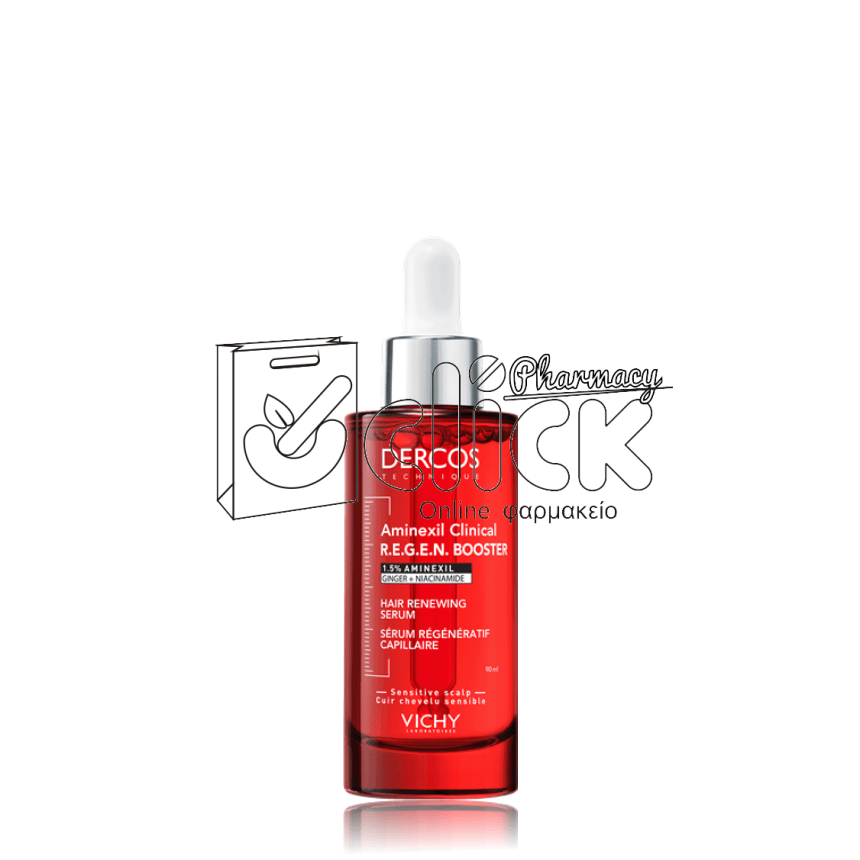 VICHY Dercos Aminexil Clinical R.E.G.E.N. Booster Ορός Ενδυνάμωσης Μαλλιών 90ml