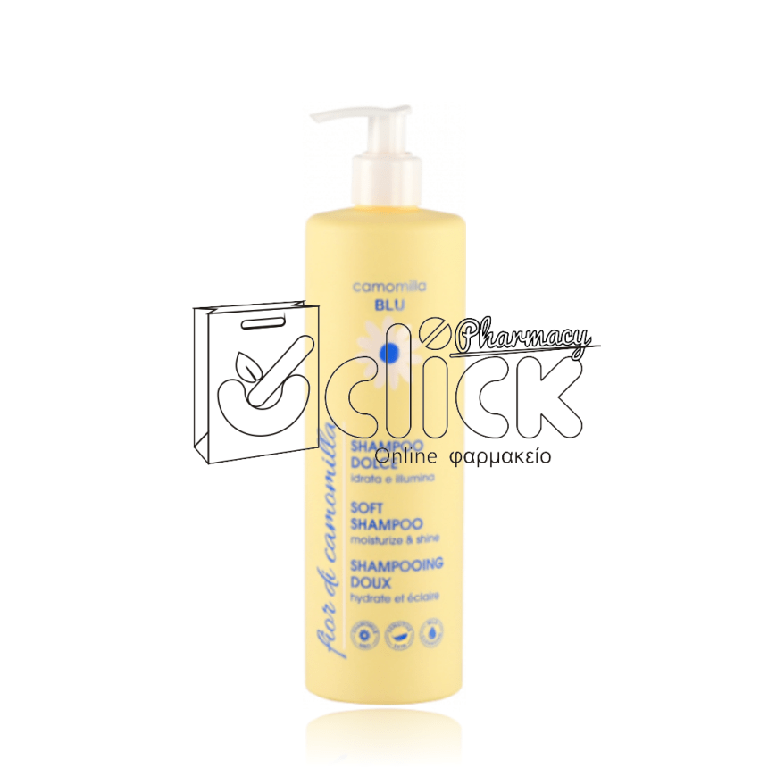 CAMOMILLA BLU Fior di camomilla Soft Shampoo Moisturize & Shine 500ml