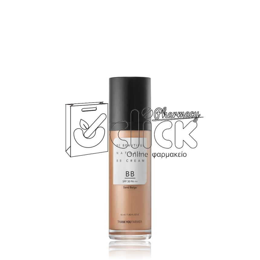 THANK YOU FARMER Βe Beautiful Natural BB Cream Sand Beige 40ml