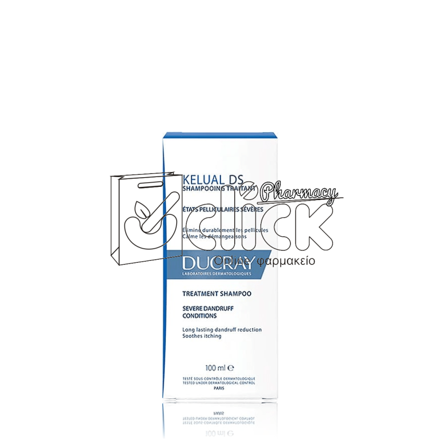 DUCRAY Kelual DS Σαμπουάν Αγωγής για Έντονες Απολεπιστικές Καταστάσεις 100ml