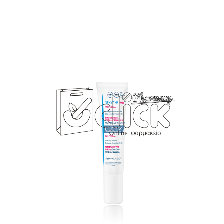 DUCRAY Dexyane MeD Palpebral Κρέμα Ματιών για Έκζεμα Βλεφάρων 15ml