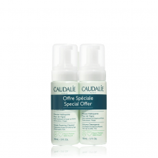 CAUDALIE Vinoclean Instant Foaming Cleanser Απαλός Αφρός Καθαρισμού Προσώπου 2x150ml